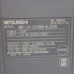 MR-J3-200BN Mitsubishi AC Servo Drive